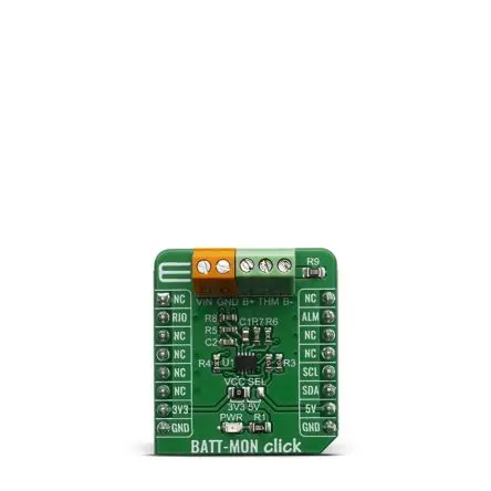 Produktfoto 1 von MikroElektronika STC3115 Entwicklungsbausatz Spannungsregler, BATT-MON Klick Akkuladegerät