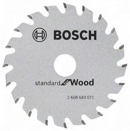Produktfoto 1 von Bosch 20 Wolframcarbid Holz Kreissägeblatt, Ø 85 mm 1