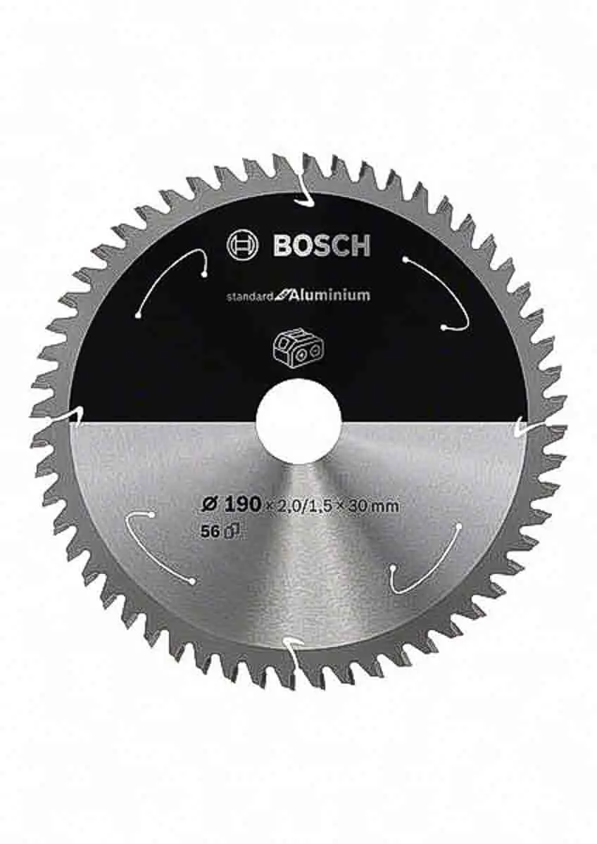 Produktfoto 1 von Bosch 56 Wolframcarbid Aluminium, Kupfer, Messing Kreissägeblatt, Ø 190 mm 1