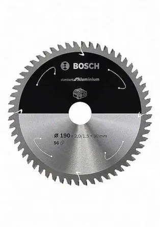 Produktfoto 1 von Bosch 56 Wolframcarbid Aluminium, Kupfer, Messing Kreissägeblatt, Ø 190 mm 1