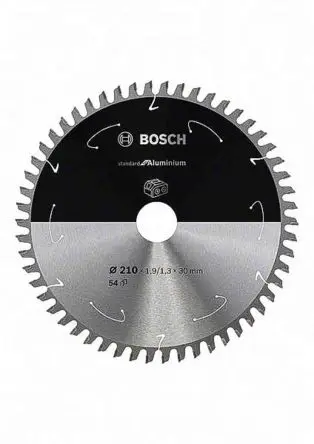 Produktfoto 1 von Bosch 54 Wolframcarbid Aluminium, Kupfer, Messing Kreissägeblatt, Ø 210 mm 1