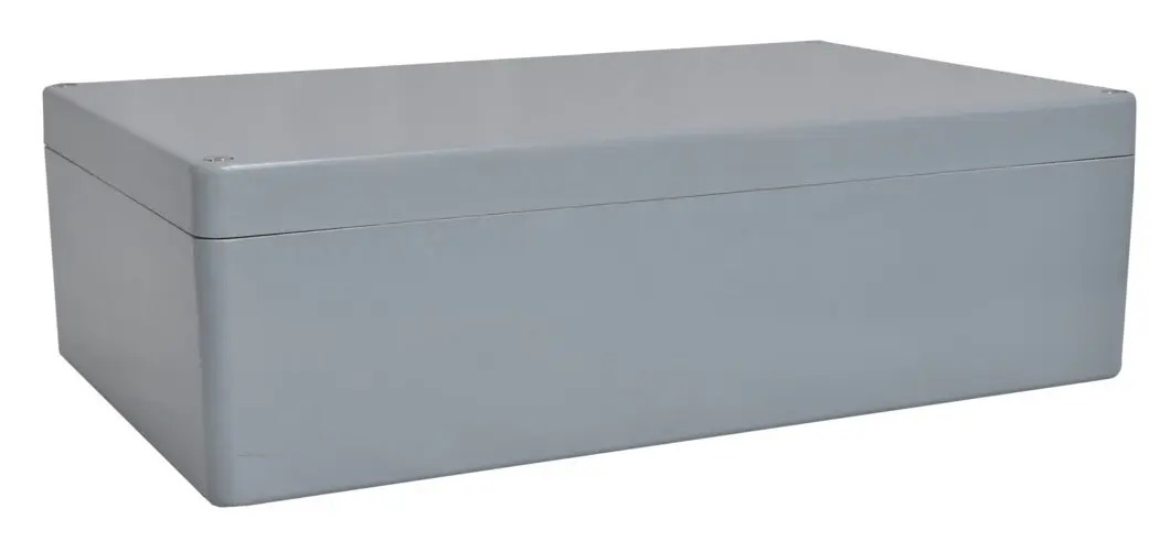 Produktfoto 1 von RS PRO GRJ; Gehäuse; GF Polyester; Grau IP66 Breite 250 mm Höhe 121 mm Länge 600 mm