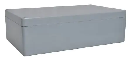 Produktfoto 1 von RS PRO GRJ; Gehäuse; GF Polyester; Grau IP66 Breite 250 mm Höhe 121 mm Länge 600 mm