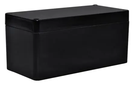 Produktfoto 1 von RS PRO GRJ; Gehäuse; GF Polyester; Schwarz IP66, IP67, IP68 Breite 75 mm Höhe 75 mm Länge 190 mm
