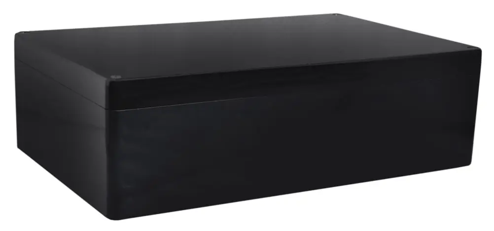 Produktfoto 1 von RS PRO GRJ; Gehäuse; GF Polyester; Schwarz IP66, IP40, IP68 Breite 250 mm Höhe 160 mm Länge 400 mm