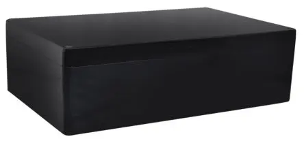 Produktfoto 1 von RS PRO GRJ; Gehäuse; GF Polyester; Schwarz IP66 Breite 250 mm Höhe 121 mm Länge 600 mm