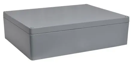 Produktfoto 1 von RS PRO RJ; Gehäuse; Aluminium; IK09 IP66 Breite 310 mm Höhe 110 mm Länge 400 mm