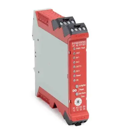 Produktfoto 1 von Allen Bradley Sicherheitsrelais 24V dc, 2 Sicherheitskontakte PLe Cat 4 (ISO 13849-1), SIL cl3 (IEC 62061), TÜV SIL IEC