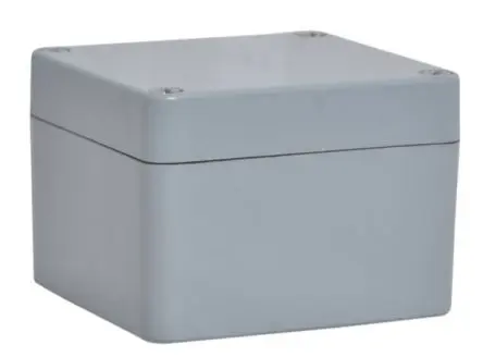 Produktfoto 1 von RS PRO GRJ; Gehäuse; GF Polyester; Grau IP66 Breite 75 mm Höhe 75 mm Länge 80 mm