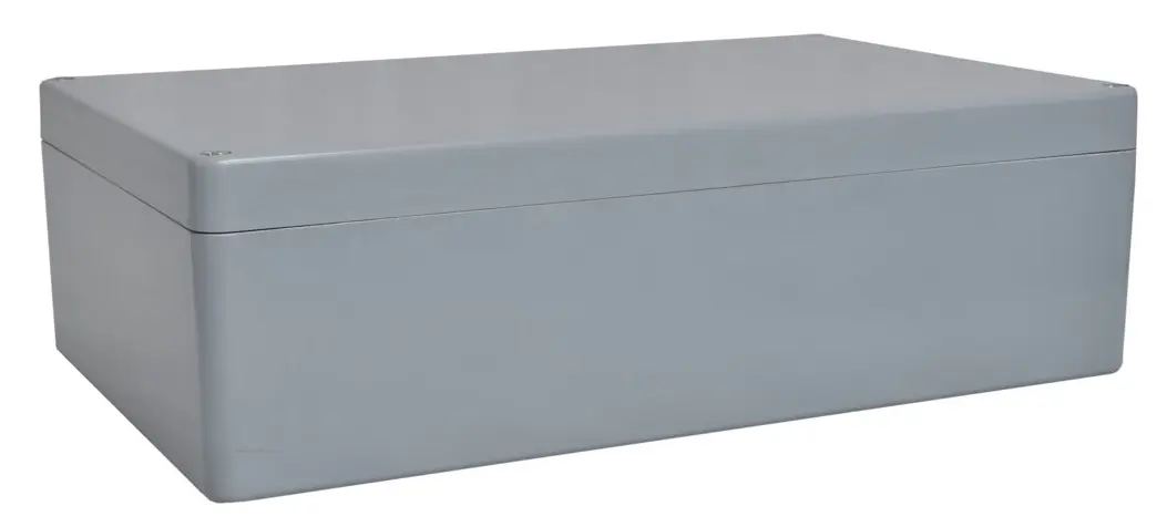 Produktfoto 1 von RS PRO GRJ; Gehäuse; GF Polyester; Grau IP66 Breite 250 mm Höhe 161 mm Länge 600 mm