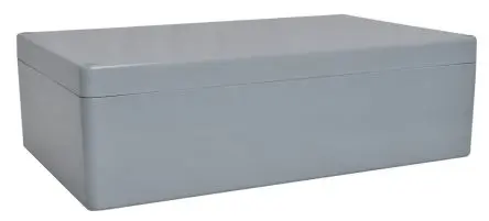 Produktfoto 1 von RS PRO GRJ; Gehäuse; GF Polyester; Grau IP66 Breite 250 mm Höhe 161 mm Länge 600 mm