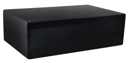 Produktfoto 1 von RS PRO GRJ; Gehäuse; GF Polyester; Schwarz IP66 Breite 250 mm Höhe 160 mm Länge 400 mm
