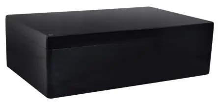 Produktfoto 1 von RS PRO GRJ; Gehäuse; GF Polyester; Schwarz IP66 Breite 250 mm Höhe 121 mm Länge 600 mm