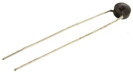 Produktfoto 1 von TDK B57164K Thermistor 1 kΩ, NTC, 20 s 2 mm, 4.1 %/°C 3 mm, Steuerung, Messung, Temperaturkompensation 5 mm, Toleranz 5