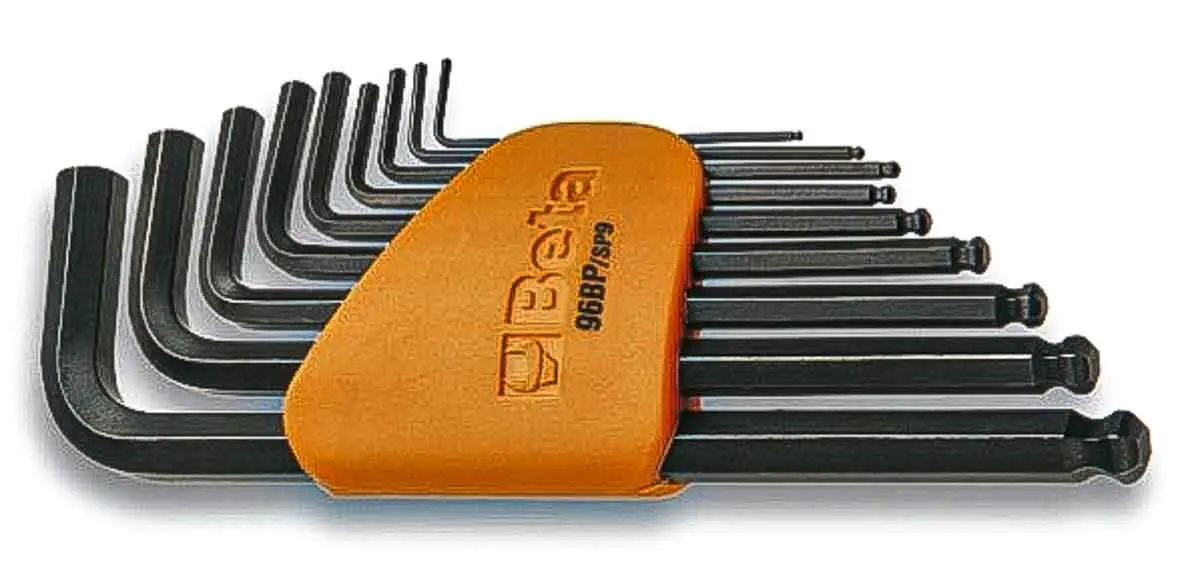 BETA metrisch  Innensechskant-Schlüssel, Satz 9-teilig 1.5mm L-Form