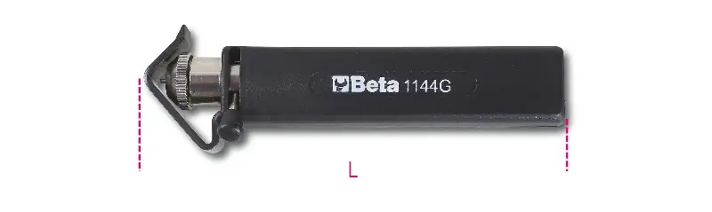 Produktfoto 1 von BETA Abisolierwerkzeug 2.8 → 12 mm, 6 → 75mm², 140 mm