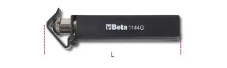 Produktfoto 1 von BETA 1144 Abisolierer, Elektrisch 2.8 to 12 mm, 6 to 75 mm², 140 mm