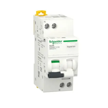 Produktfoto 1 von Schneider Electric Acti9 iDT40 FI/LS-Schalter (RCBO) 16A, 1-polig Typ C, Empfindlichkeit 30 mA