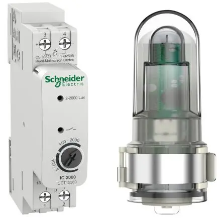 Produktfoto 1 von Schneider Electric Dämmerungsschalter Acti9, 1-Kanal 230V ac, Schraube