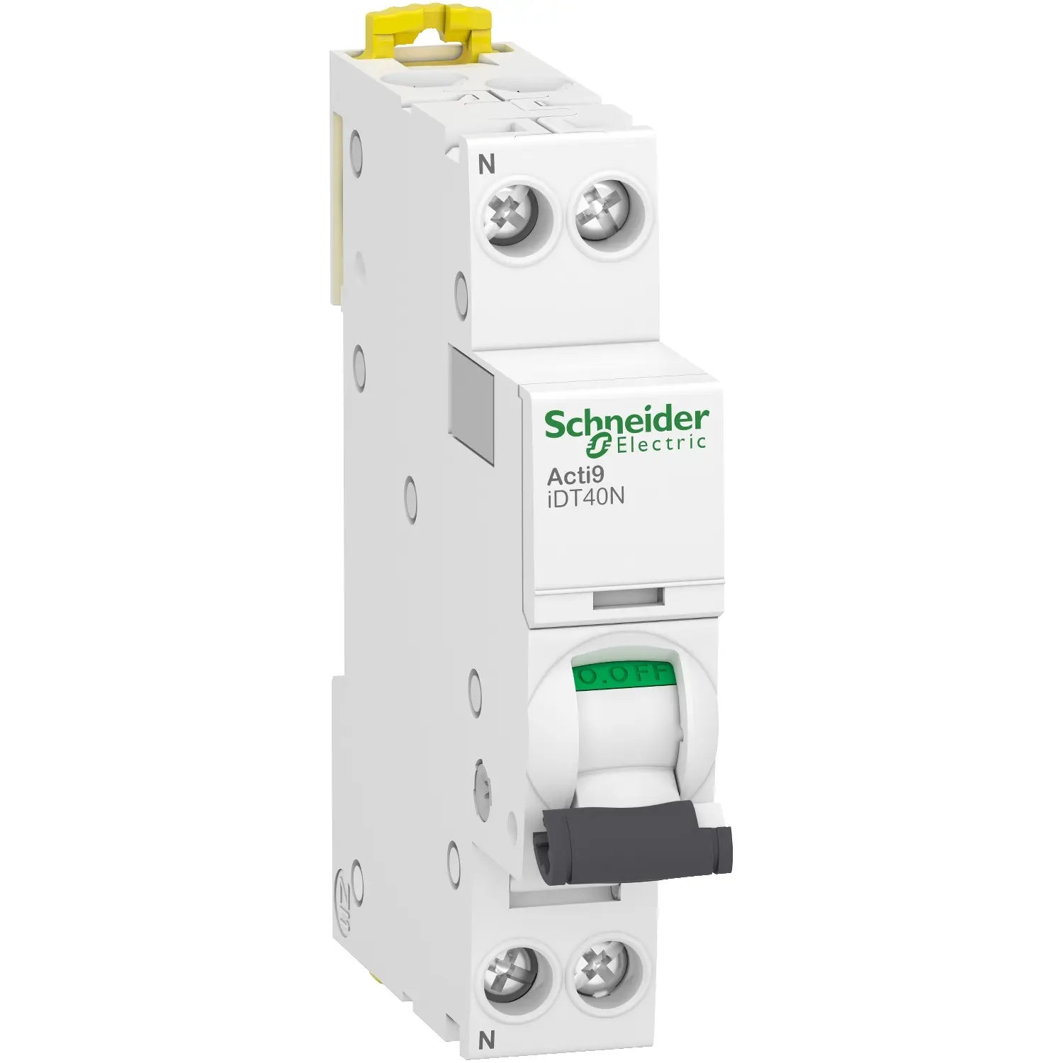 Produktfoto 1 von Schneider Electric Acti9 Miniaturüberlastschalter Typ C, Pol 1-polig 4 A 230 V ac, Abschaltvermögen 10 kA Acti9