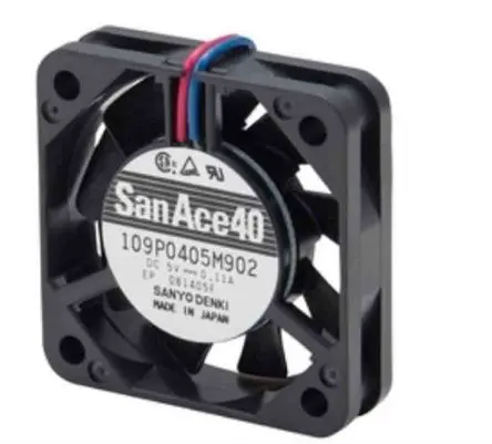 Produktfoto 1 von Sanyo Denki 109P Axiallüfter, Kugel, 24V dc / 2.28 W 95 mA, 6300 U/min, 11.3 cfm IP68 40 mm 40mm 20 mm