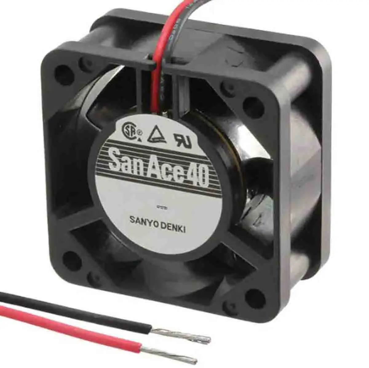 Sanyo Denki 109P DC-Axiallüfter, Kugellager, 24 V dc / 1.68W, 40 x 40 x 20mm, 8.2cfm