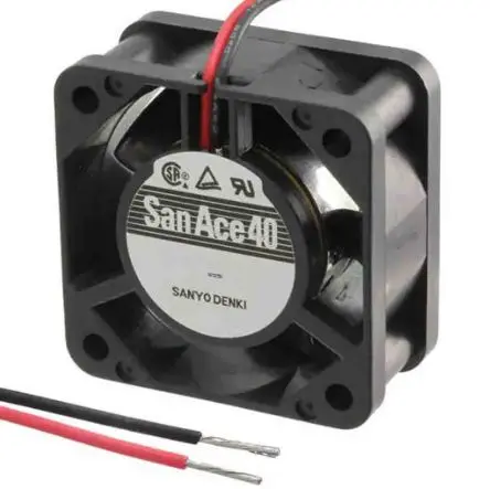 Produktfoto 1 von Sanyo Denki 109P Axiallüfter, Kugel, 24V dc / 1.68 W 70 mA, 6300 U/min, 8.2 cfm IP68 40 mm 40mm 20 mm