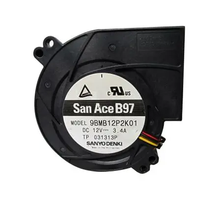 Produktfoto 1 von Sanyo Denki San Ace B97 Zentrifugallüfter, Lüfter, 12V dc, DC, 56.8 cfm 97 mm, 66 dBA 97mm, 6850 U/min 33 mm