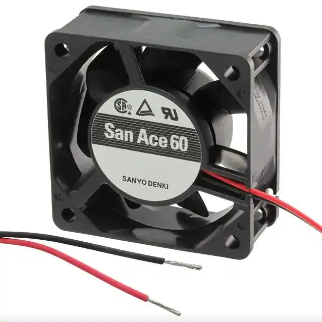 Produktfoto 1 von Sanyo Denki 9S DC-Axiallüfter, Kugellager, 12 V dc / 1.32W, 60 x 60 x 25mm, 34.8m³/h