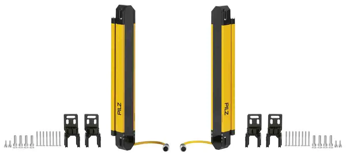 Pilz PSEN opII3H Lichtvorhang Strahlabstand 30 mm Empfänger Typ cULus, CE, EAC, TUV, KCs Typ 3, Schutzhöhe 450 mm