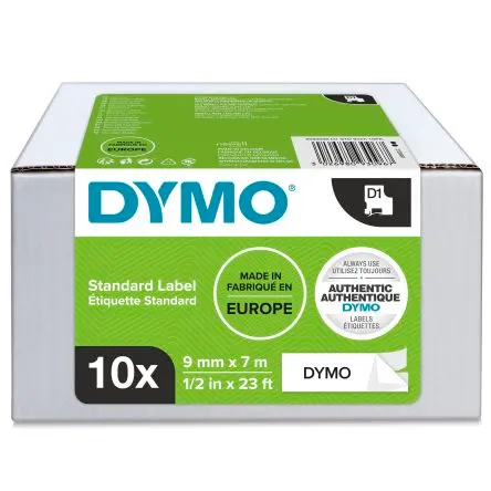 Produktfoto 1 von Dymo Beschriftungsband Schwarz für Dymo 360, Dymo 210D, Dymo PnP, Dymo, mobiles Etikettiergerät, Dymo 420P, Dymo 280,