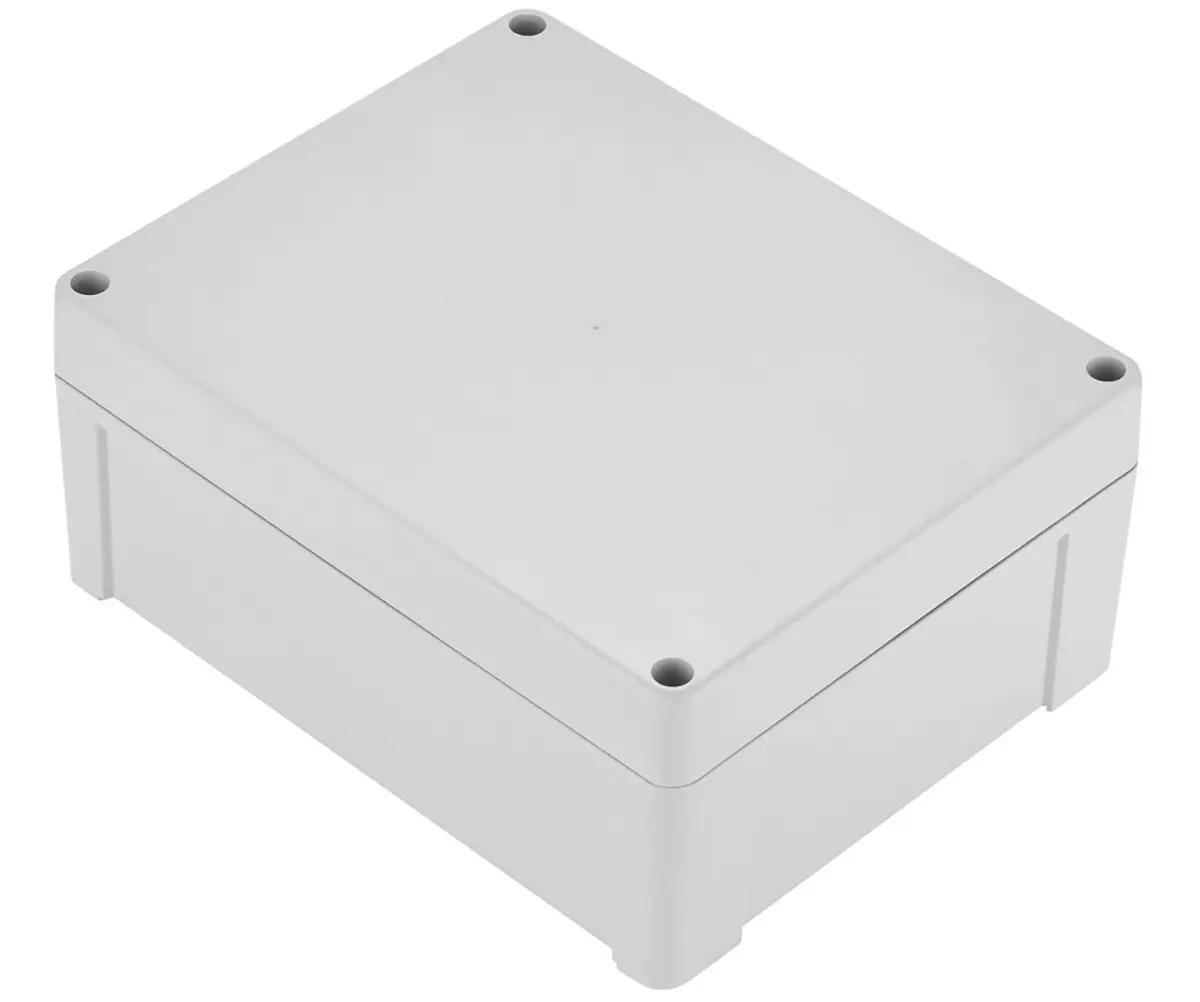 Produktfoto 1 von RS PRO; Gehäuse; ABS; Grau IP65 Breite 191.3 mm Höhe 105.7 mm Länge 240 mm