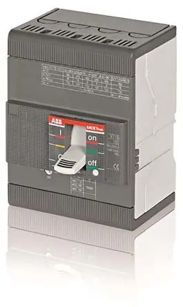 Produktfoto 1 von ABB XT1B Miniaturüberlastschalter TMD, Pol 4-polig 160A 690V ac, Abschaltvermögen 25 kA Tmax 500 V dc
