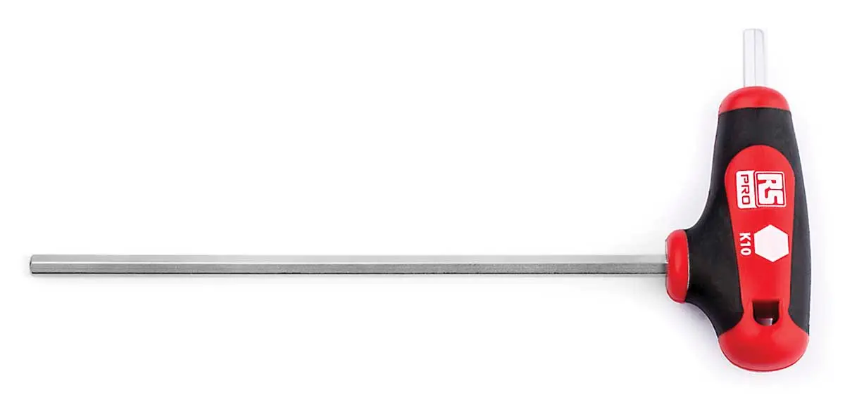 RS PRO metrisch Innensechskant-Schlüssel 4mm T-Griff kurz/lang