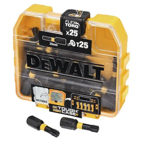 Produktfoto 1 von DeWALT T25 Schraubbit, Sechskant, 25-teilig, 25 mm