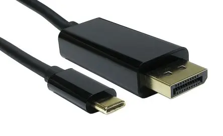 Produktfoto 1 von RS PRO, Stecker DisplayPort-Kabel A USB Typ C B USB Typ C - Stecker, 3 m Polyvinylchlorid