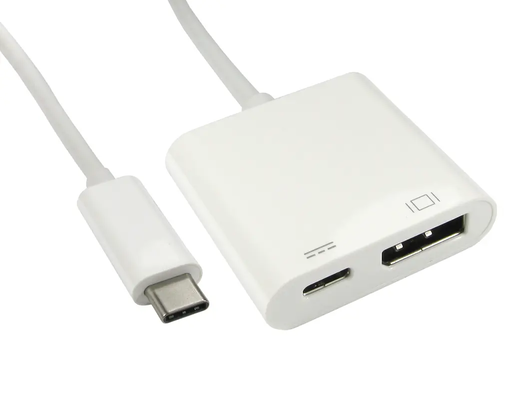 Produktfoto 1 von RS PRO Adapterkabel, USB Typ C, - DisplayPort, 4 k