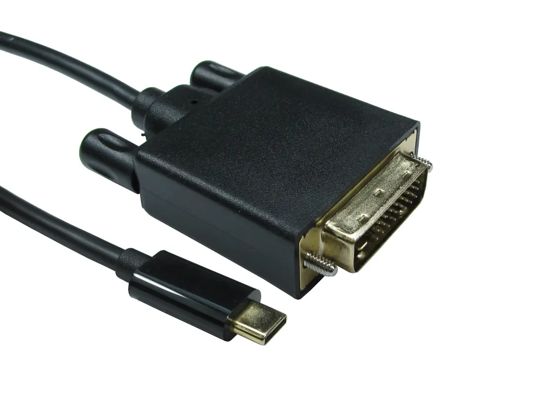 Produktfoto 1 von RS PRO Adapterkabel 1 Display, - DVI, 4 k