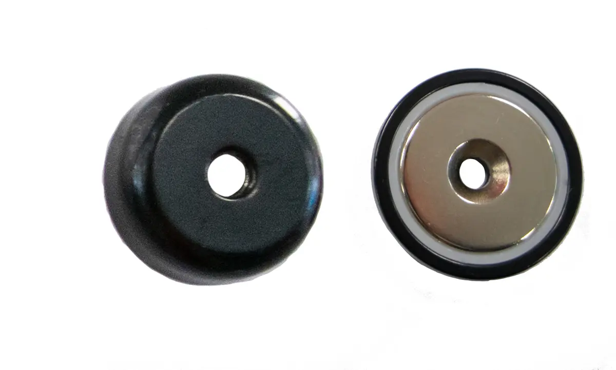 Produktfoto 1 von Eclipse Neodym Magnet, 60 mm, 115 kg Schraubbefestigung x 15 mm, L. 60 mm