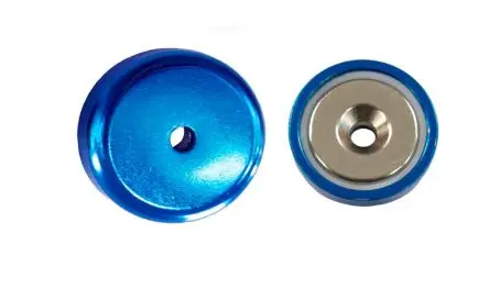 Produktfoto 1 von Eclipse Neodym Magnet 75 kg Schraubbefestigung B. 48 mm D 11 mm, L. 48 mm