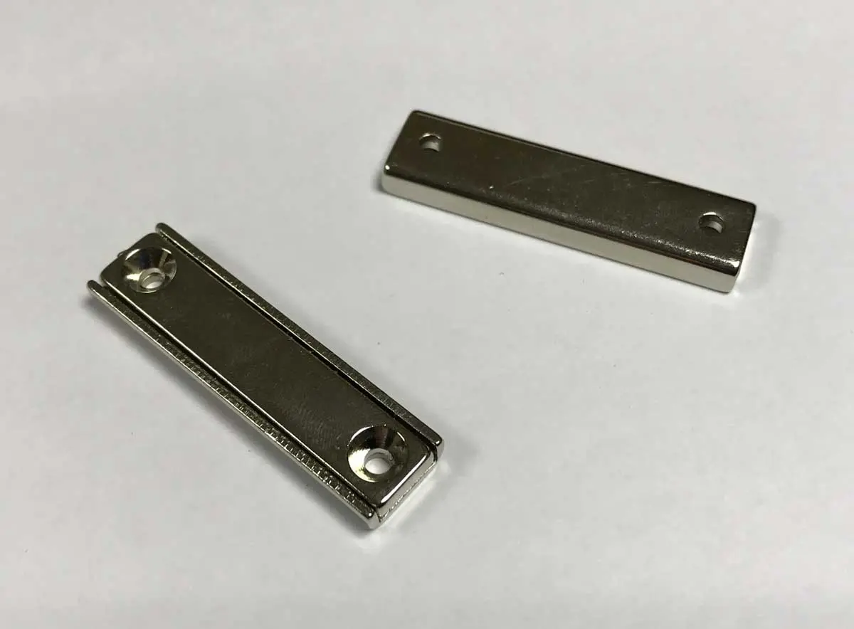 Produktfoto 1 von Eclipse Neodym Magnet, 13.5 mm, 17 kg Gewindebohrung x 5 mm, L. 40 mm