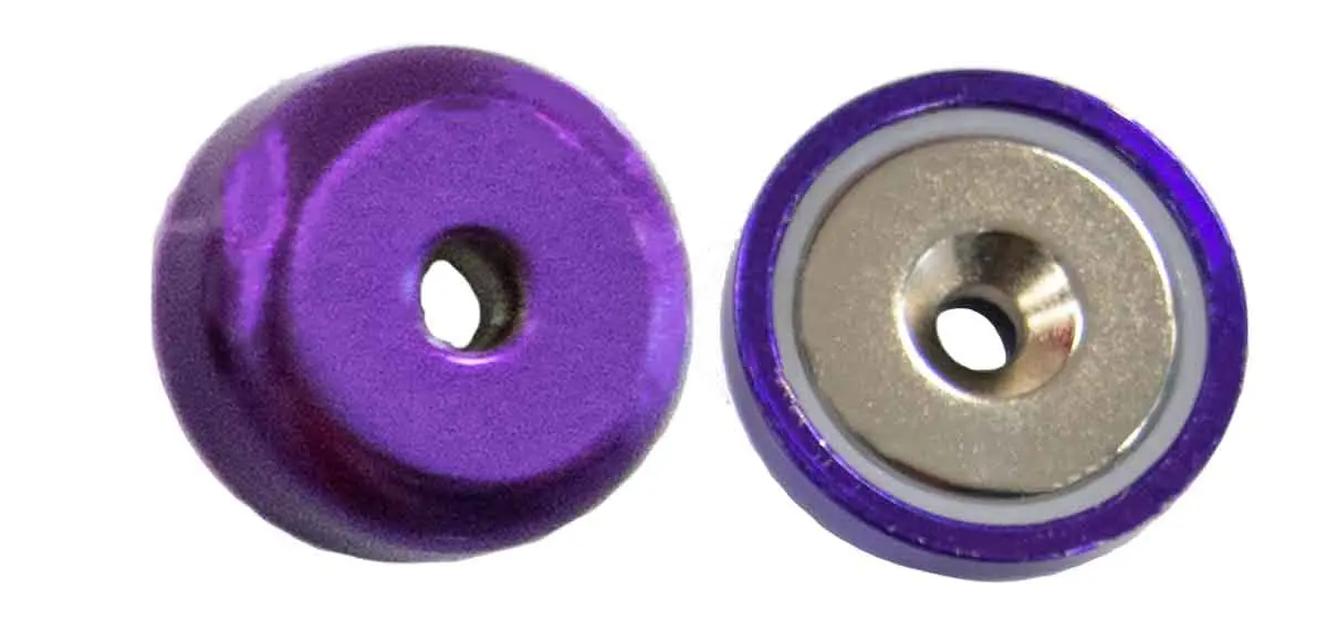 Produktfoto 1 von Eclipse Neodym Magnet, 60 mm, 115 kg Schraubbefestigung x 15 mm, L. 60 mm