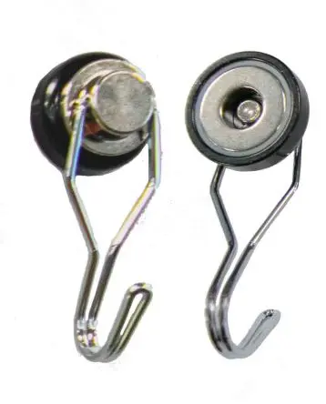 Produktfoto 1 von Eclipse Neodym Magnet 18 kg Haken B. 25 mm D 15 mm, L. 65 mm