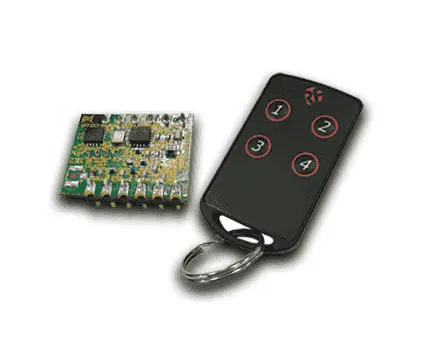 Produktfoto 1 von RF Solutions Fernbedienungssystem 868 MHz 4 Kanäle, 4-Tasten Handsender 1.8 to 3.6 V