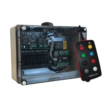 Produktfoto 1 von RF Solutions Fernbedienungssystem 868 MHz FM 8 Kanäle, 8-Tasten Handsender 12/32 V