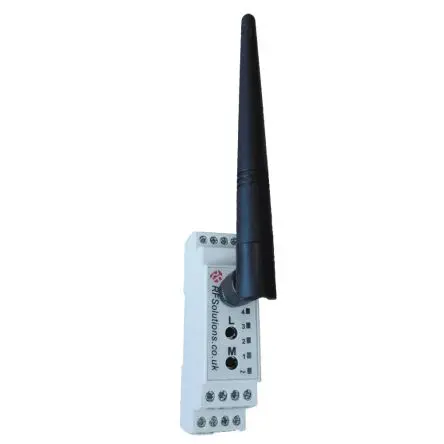 Produktfoto 1 von RF Solutions Fernbedienungssystem 868 MHz FSK, LoRa 4 Kanäle 12/36 V dc