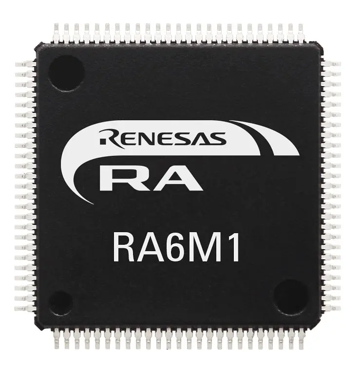 Produktfoto 1 von Renesas Electronics Mikrocontroller RA6M1 ARM Cortex M4 32 bit Flash Oberfläche 512kB LQFP 100-Pin 120 MHz 256 kB RAM