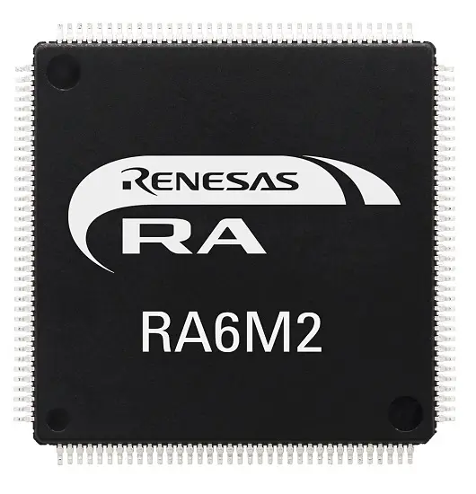 Produktfoto 1 von Renesas Electronics Mikrocontroller RA6M2 ARM Cortex M4 32 bit Flash Oberfläche 512kB LQFP 100-Pin 120 MHz 384 kB RAM