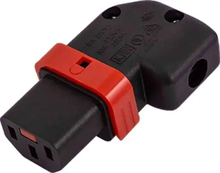 Produktfoto 1 von Schaffner IL13 IEC-Steckverbinder C13, 250V, Gerade Stecker, Frei hängend 15A