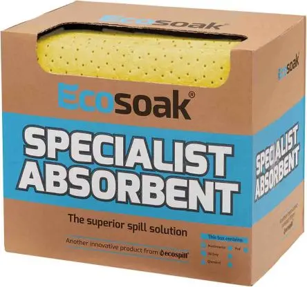 Produktfoto 1 von Ecospill Ltd Ecosoak Bindemittel Pad Chemie 70 L